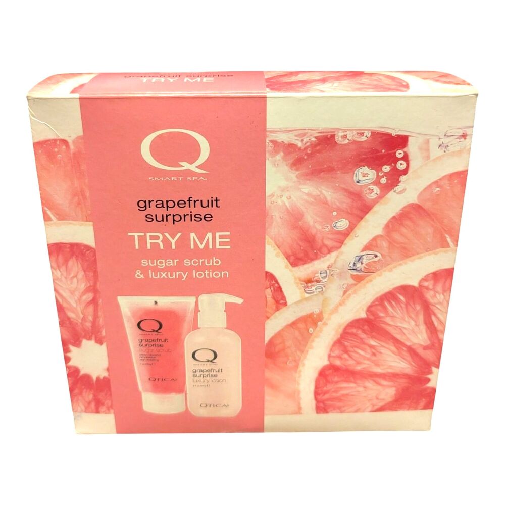 QTICA SMART SPA TRY ME KIT GRAPEFRUIT SURPRISE NEW